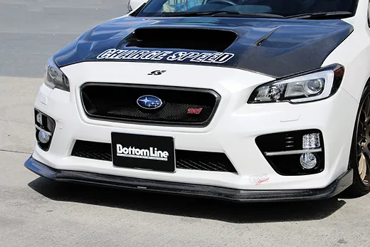 Automodellista Front Lip CS Style For 2014-2017 Subaru WRX/STI VA [Carbon Fibre] - Image 3