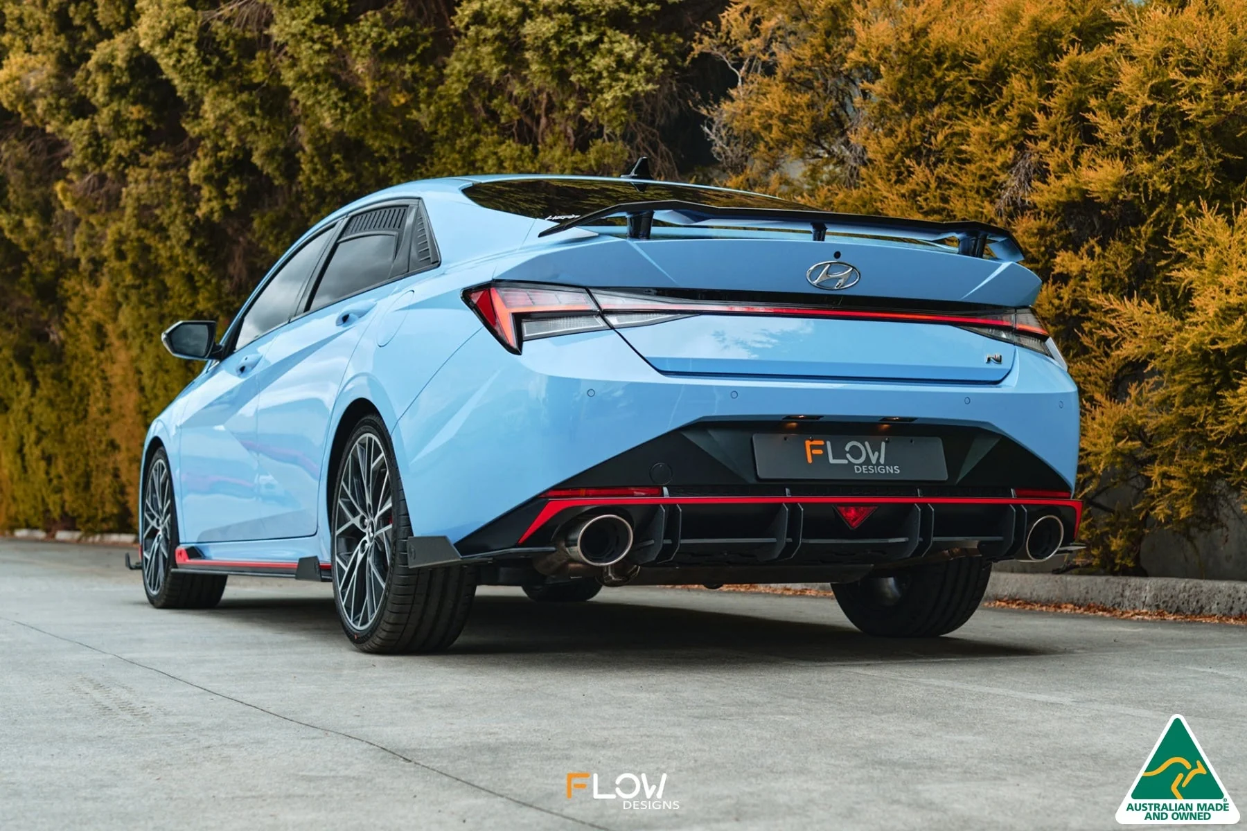 Flow Designs CN7 i30N Sedan (2021) Flow-Lock Rear Diffuser - Image 11