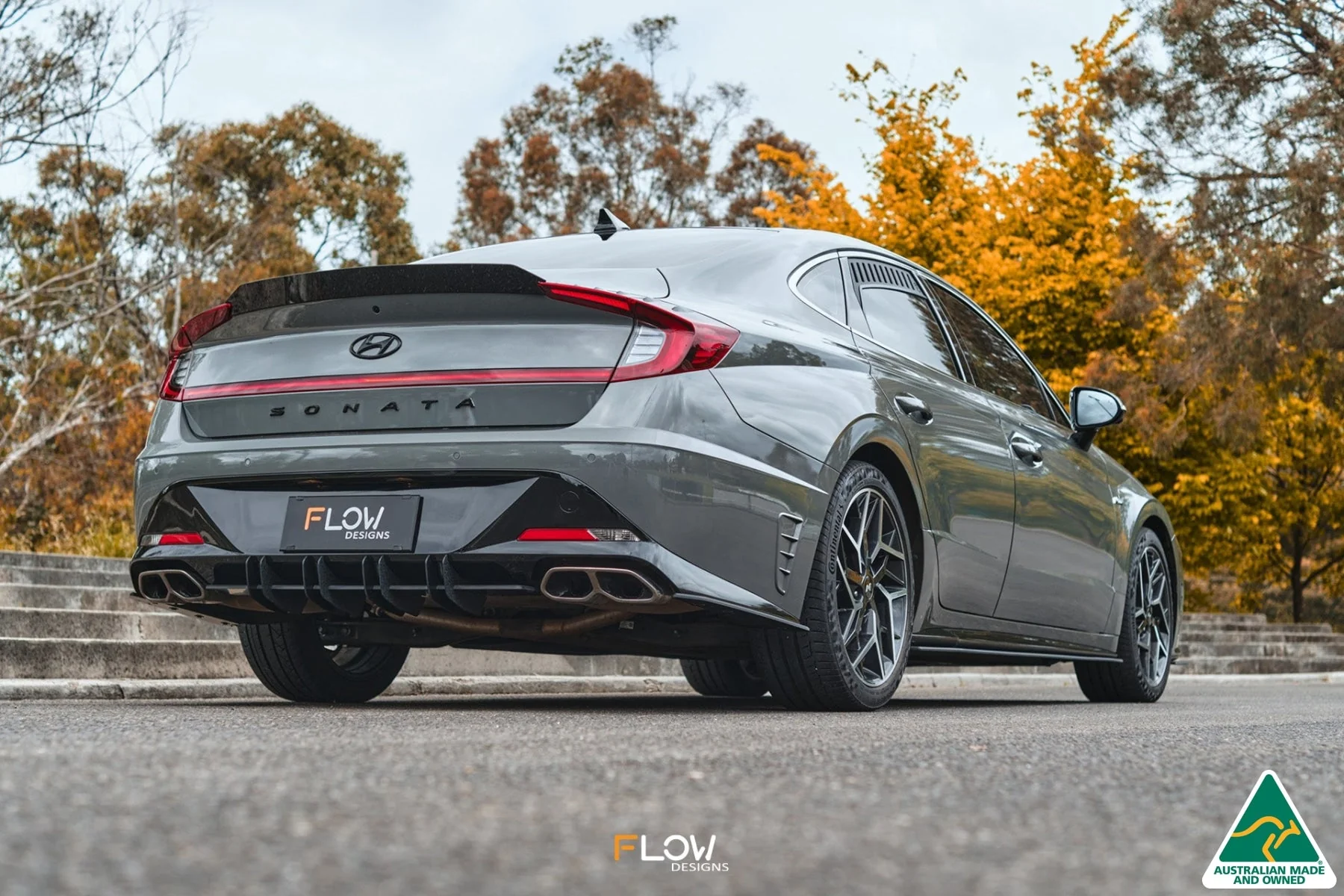Flow Designs DN8 Sonata N Line (2020-2023) Rear Spoiler Extension - Image 10